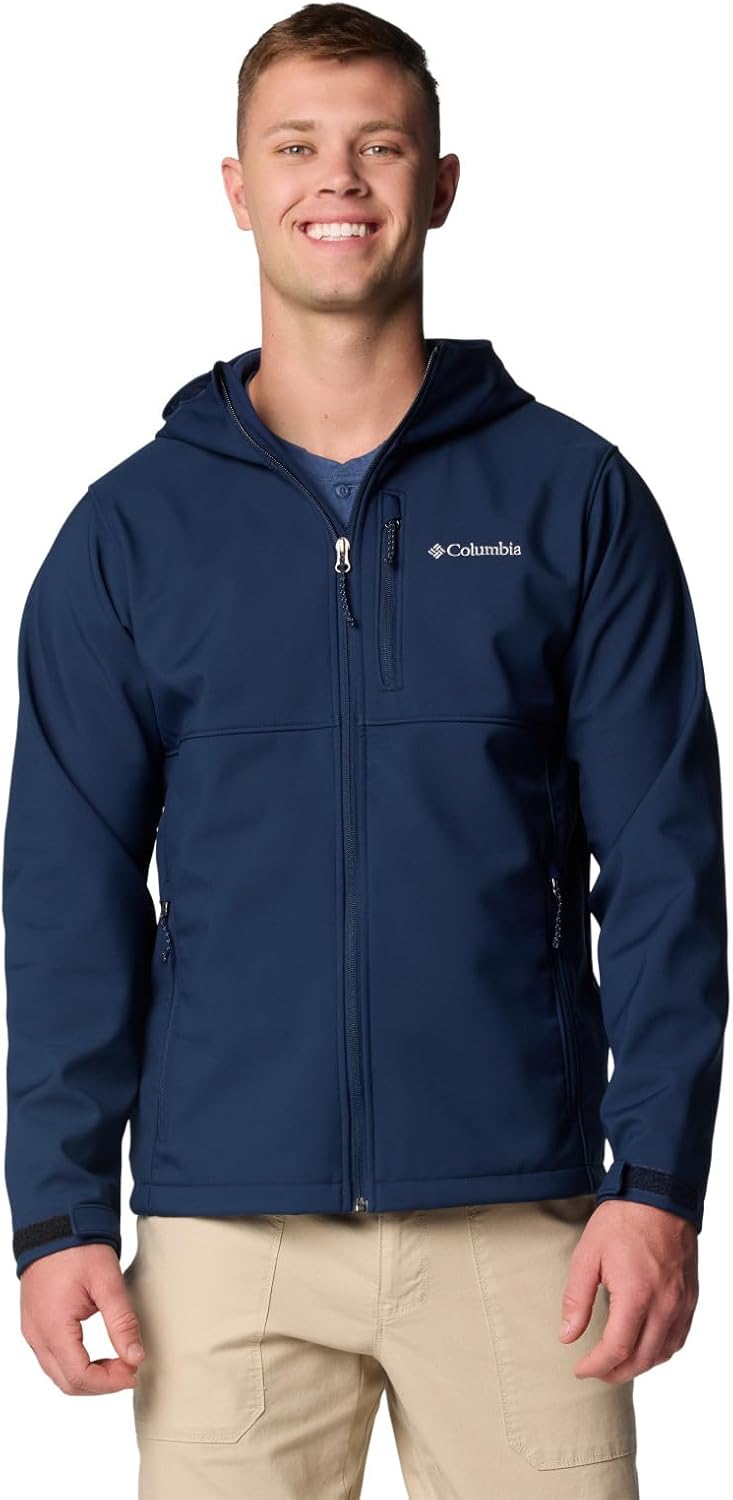 Columbia мужская куртка Ascender II с капюшоном, софтшелл, дождевик, Collegiate Navy
Columbia мужская куртка Ascender II с капюшоном, софтшелл, дождевик, Collegiate Navy