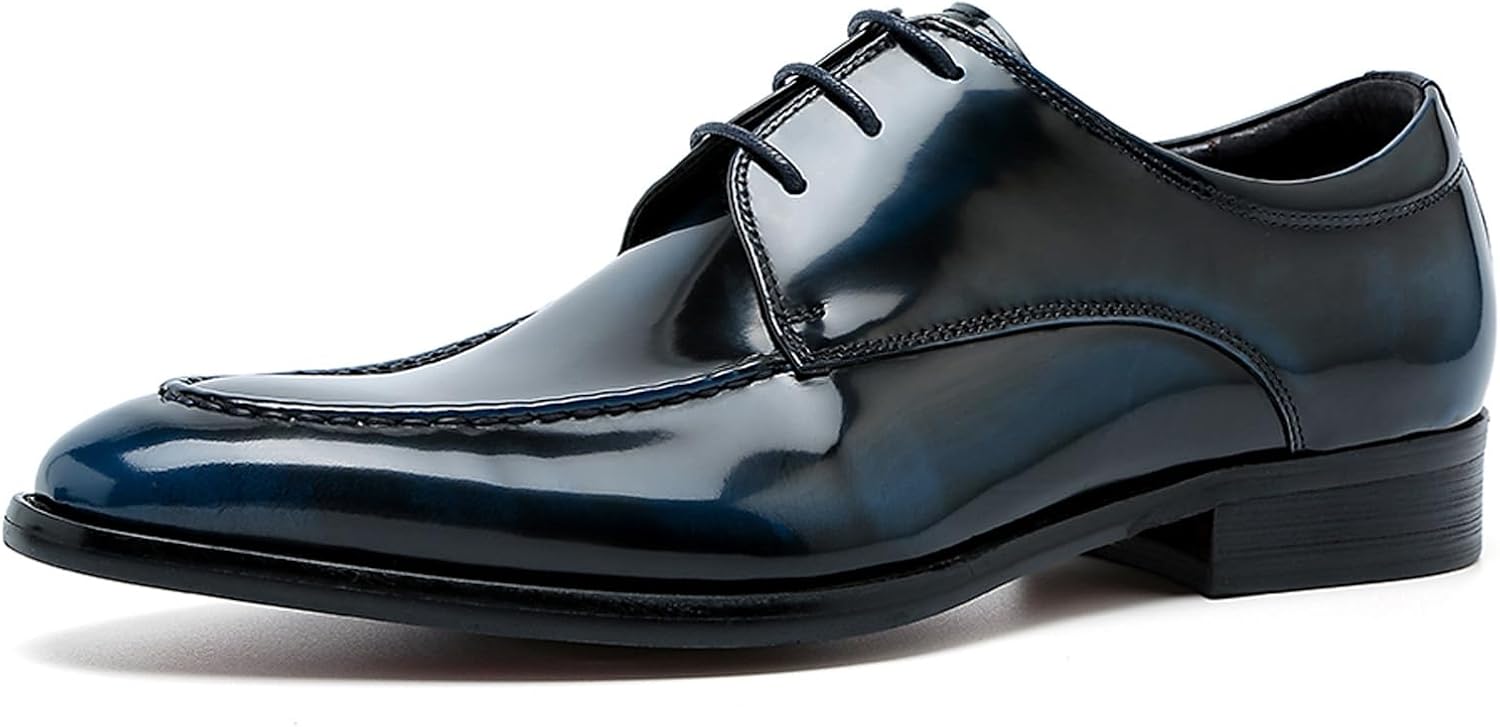 Мужские классические туфли дерби из лакированной кожи с острым носком, деловые и повседневные 68110 Windhana, синий
Мужские классические туфли дерби из лакированной кожи с острым носком, деловые и повседневные 68110 Windhana, синий