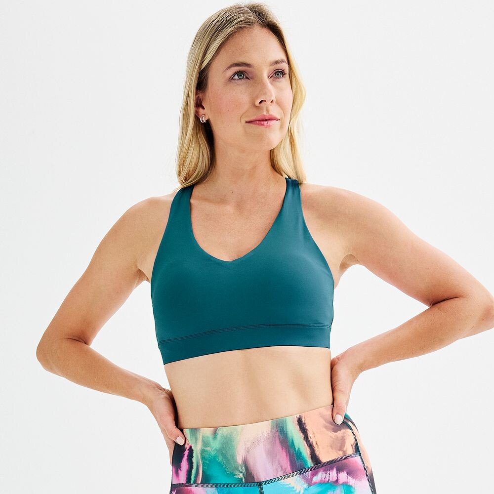 Спортивный бюстгальтер Tek Gear Ultrastretch средней ударопрочности с V-образным вырезом, цвет Blue Crayon
Спортивный бюстгальтер Tek Gear Ultrastretch средней ударопрочности с V-образным вырезом, цвет Blue Crayon