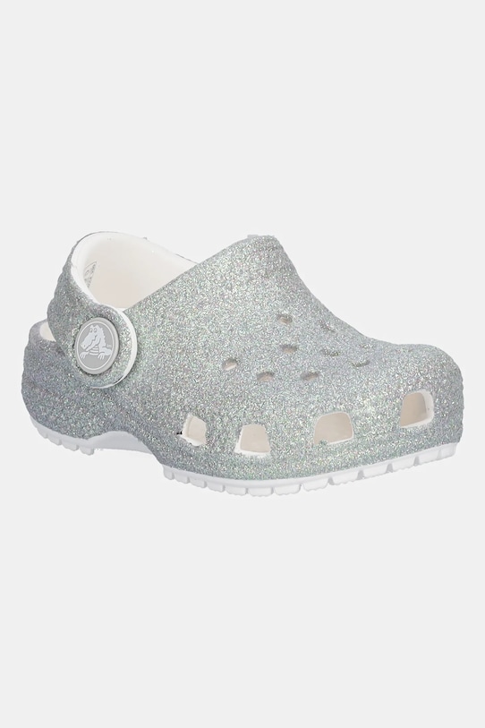 Классические детские блестящие глиттерные шлепанцы CLASSIC IRIDESCENT GLITTER CLOG KIDS Crocs, серебряный
Классические детские блестящие глиттерные шлепанцы CLASSIC IRIDESCENT GLITTER CLOG KIDS Crocs, серебряный