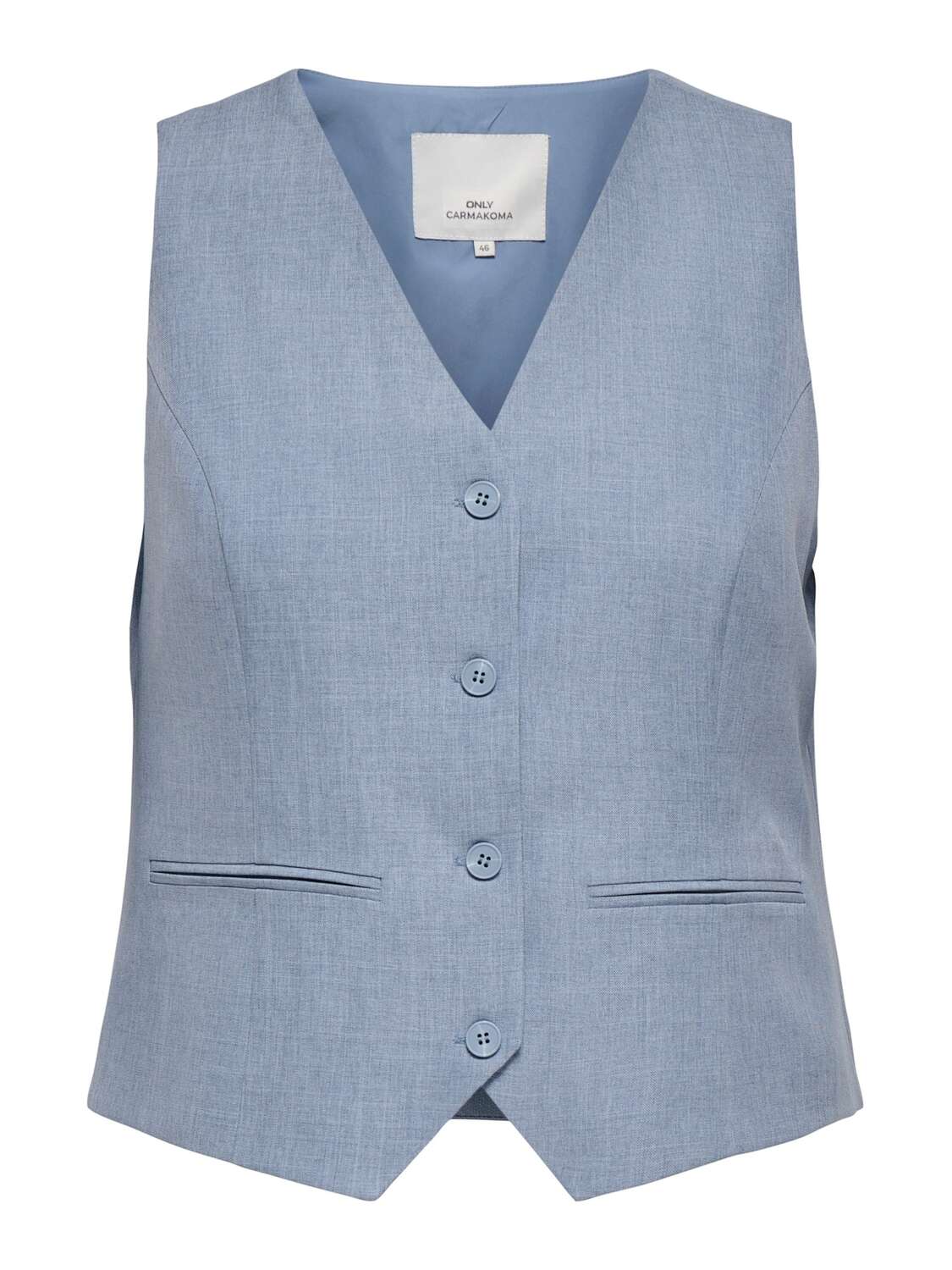 ONLY Carmakoma Жилет костюмный 'CARLinda' в цвете Dusty Blue
ONLY Carmakoma Жилет костюмный 'CARLinda' в цвете Dusty Blue