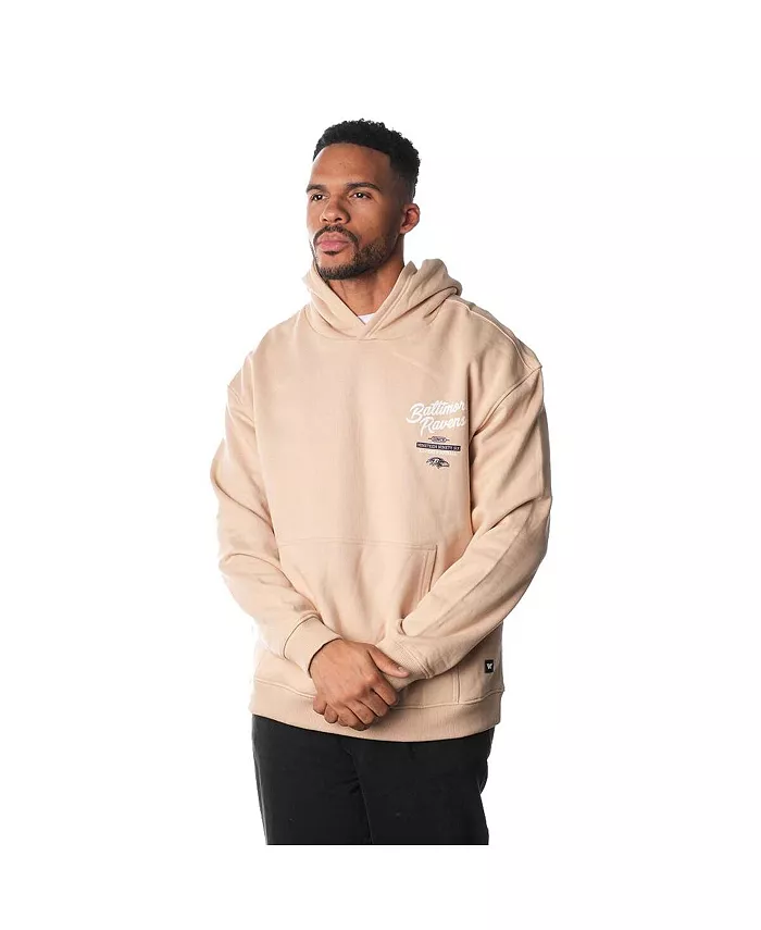 Мужская и женская флисовая толстовка с капюшоном Baltimore Ravens кремового цвета The Wild Collective
Мужская и женская флисовая толстовка с капюшоном Baltimore Ravens кремового цвета The Wild Collective