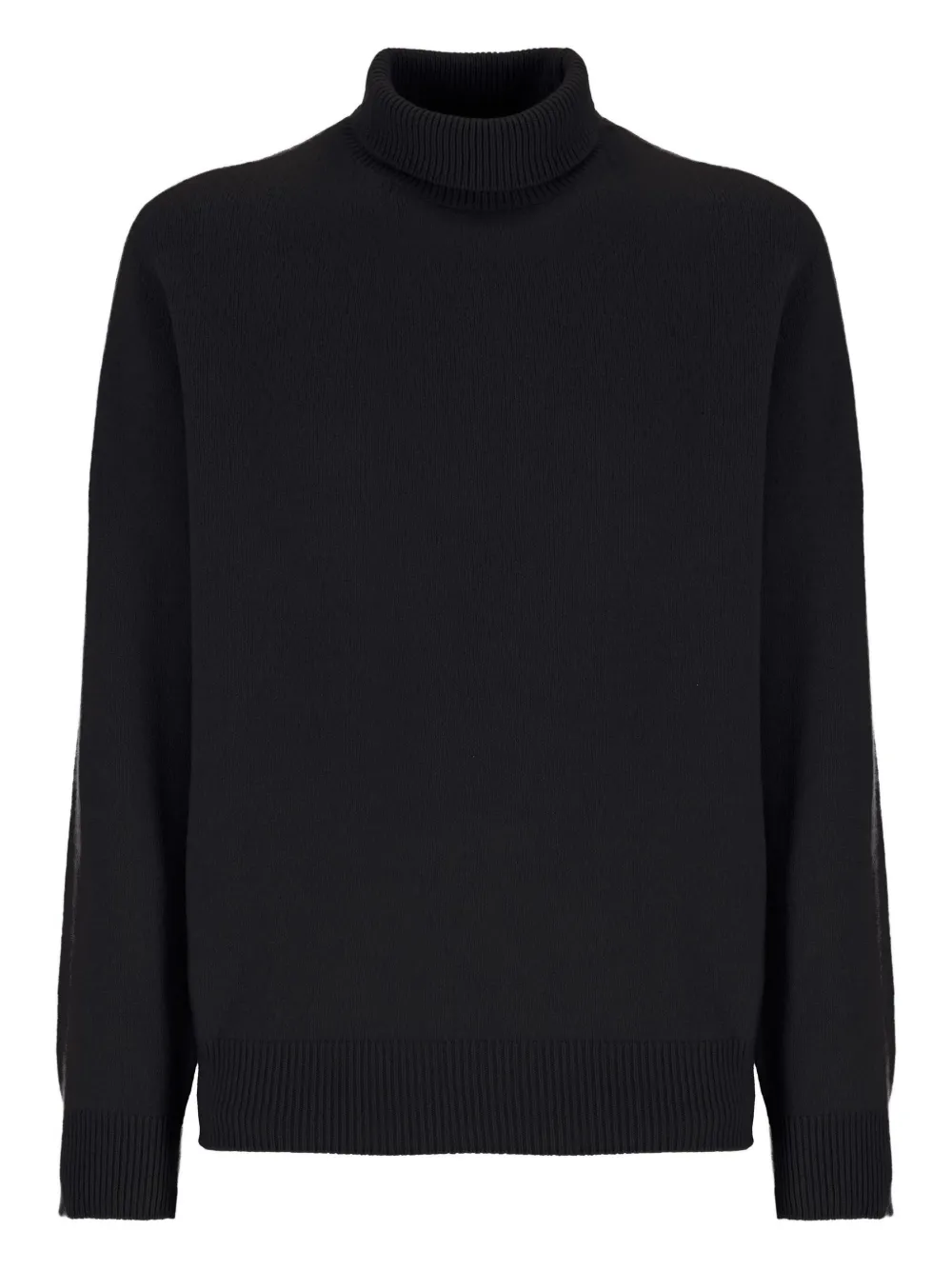 Свитер с высоким воротником и манжетами в рубчик Laneus, черный
Свитер с высоким воротником и манжетами в рубчик Laneus, черный