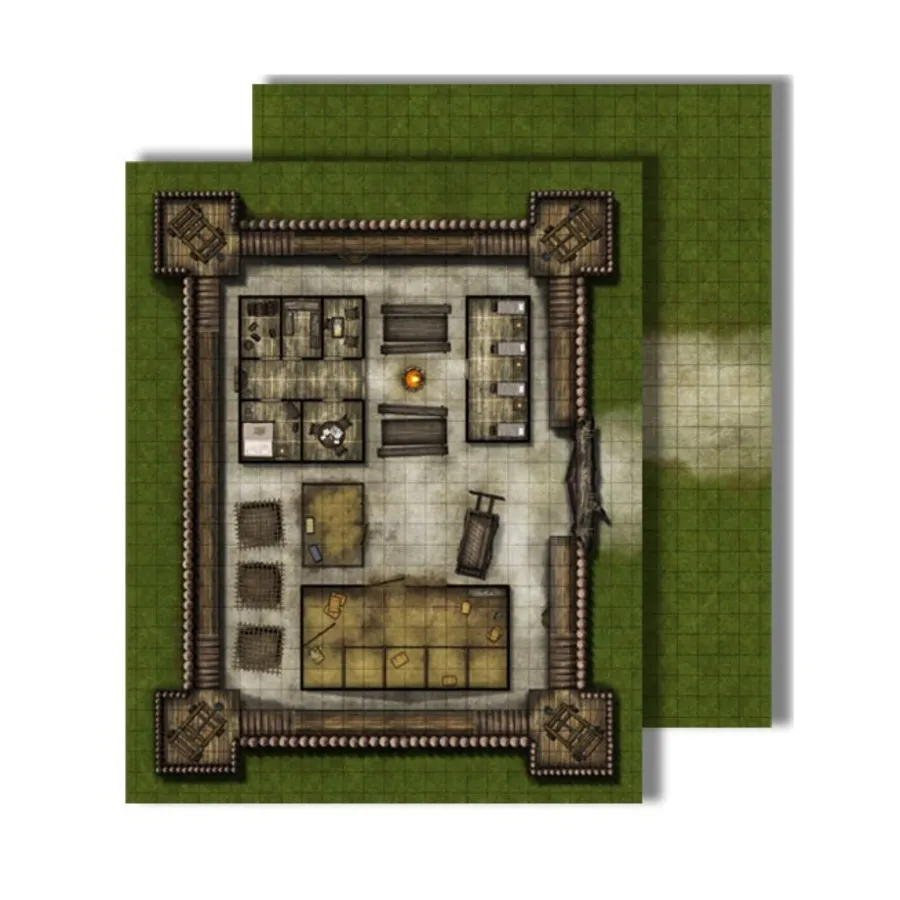 Флип-мат - Бандитский аванпост, GameMastery - Flip-Mats - Countryside & Wilderness Locales
Флип-мат - Бандитский аванпост, GameMastery - Flip-Mats - Countryside & Wilderness Locales