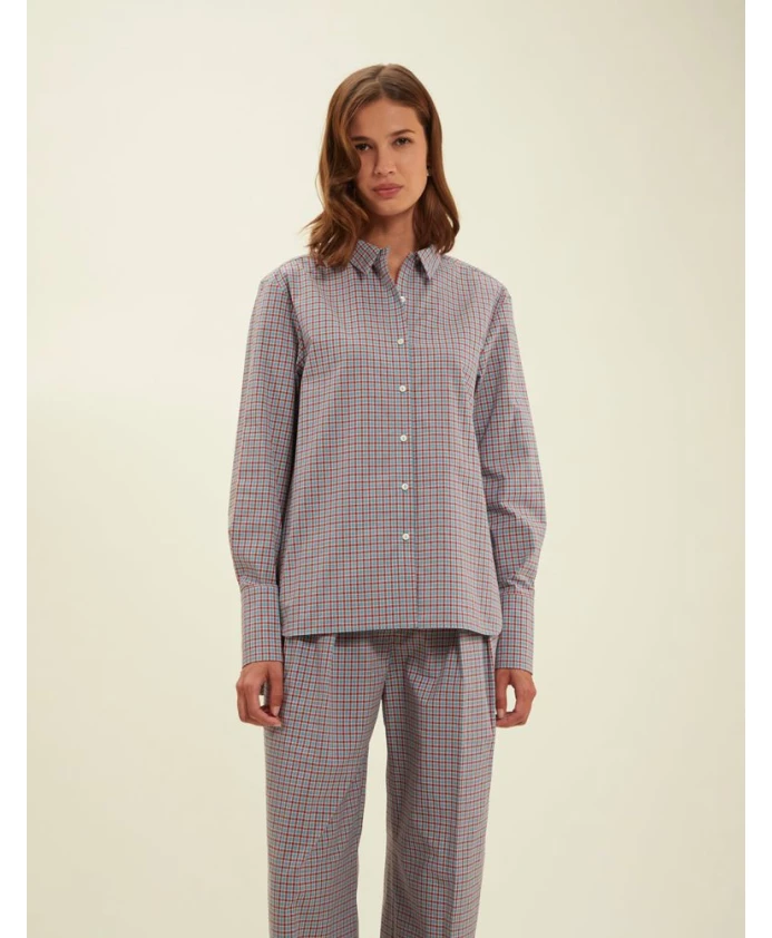 Рубашка в бирюзовую клетку в элегантном стиле Ines De La Fressange Paris, мультиколор
Рубашка в бирюзовую клетку в элегантном стиле Ines De La Fressange Paris, мультиколор