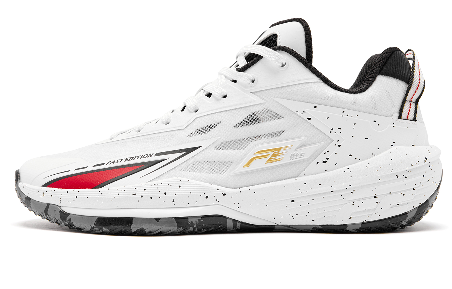 QIAODAN Баскетбольные кроссовки FETEAM Jordan с низким верхом, амортизирующие, противоскользящие и износостойкие, мужские, белые, черные
QIAODAN Баскетбольные кроссовки FETEAM Jordan с низким верхом, амортизирующие, противоскользящие и износостойкие, мужские, белые, черные