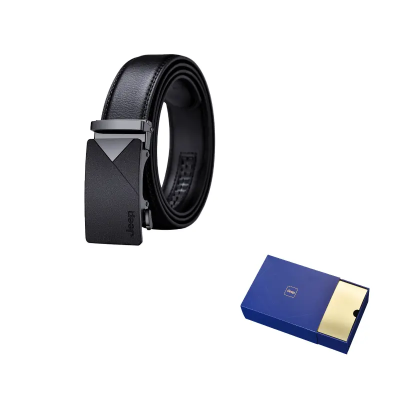 Ремень мужской из сплит-кожи с пряжкой из цинкового сплава Jeep, черный
Ремень мужской из сплит-кожи с пряжкой из цинкового сплава Jeep, черный