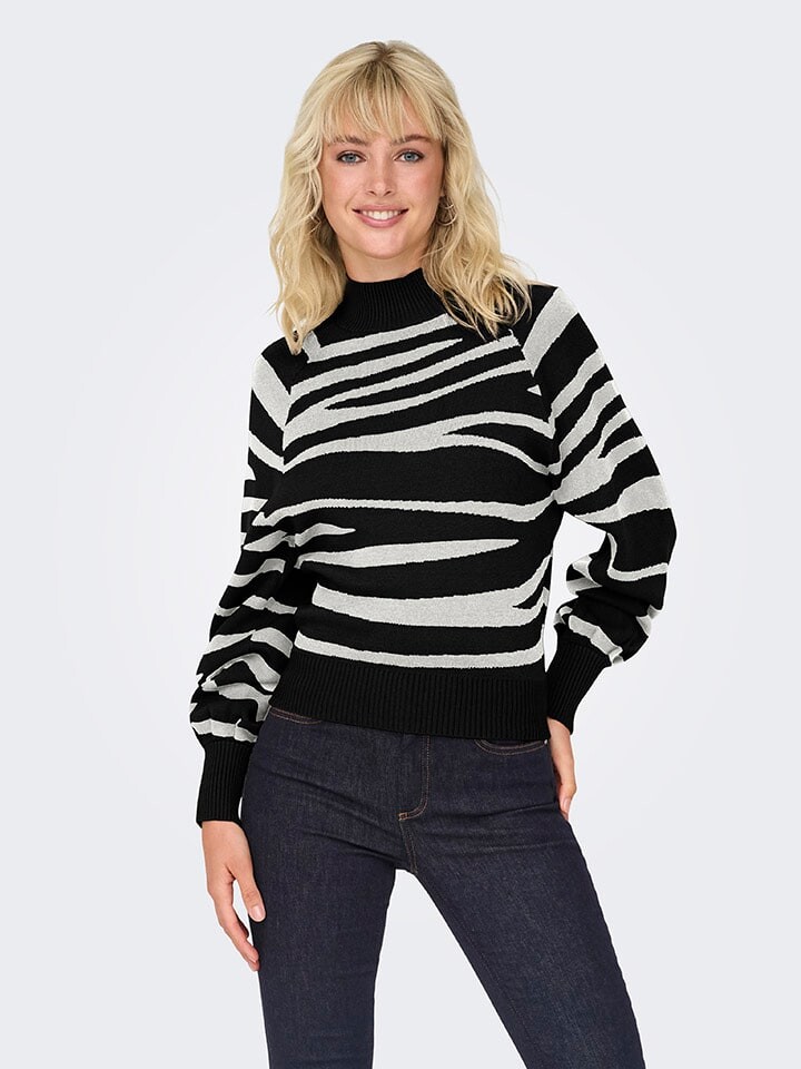 Пуловер ONLY Pullover Frida, черный/белый
Пуловер ONLY Pullover Frida, черный/белый