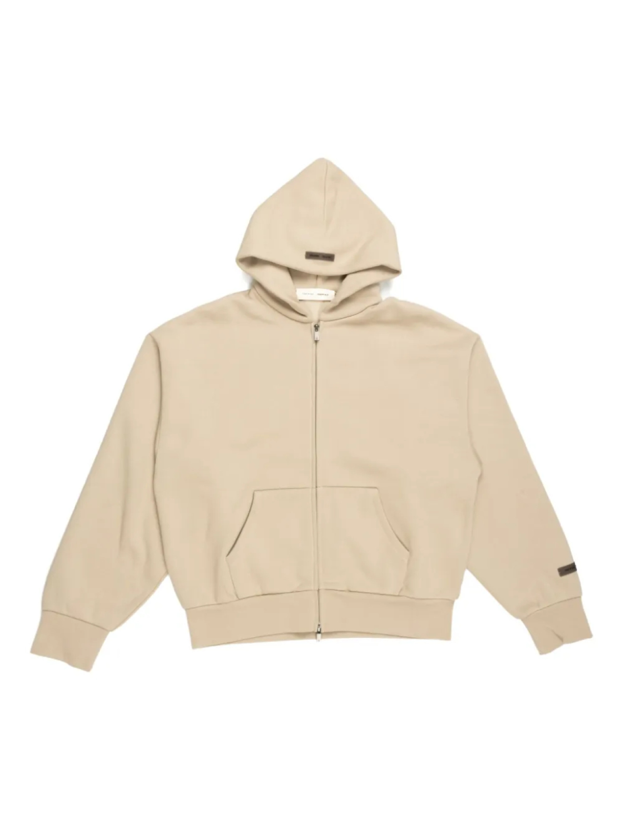Толстовка с капюшоном из флиса на молнии FEAR OF GOD ESSENTIALS, нейтральный 
Толстовка с капюшоном из флиса на молнии FEAR OF GOD ESSENTIALS, нейтральный
