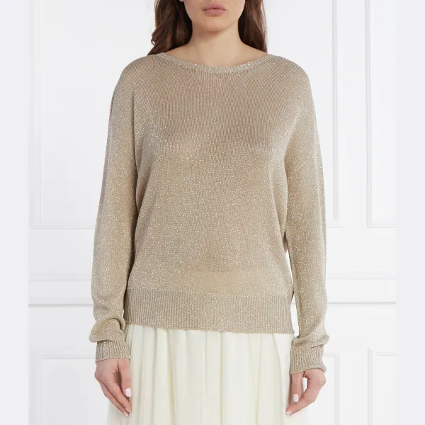 Свитер оверсайз Liu Jo, бежевый
Свитер оверсайз Liu Jo, бежевый