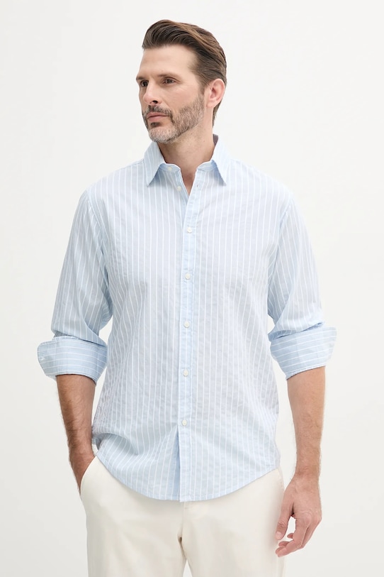 Хлопковая рубашка United Colors Of Benetton, синий
Хлопковая рубашка United Colors Of Benetton, синий