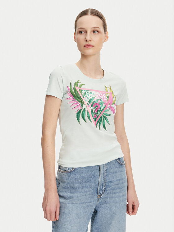 Облегающая футболка W5GI07 J1314 Guess, бирюзовый
Облегающая футболка W5GI07 J1314 Guess, бирюзовый