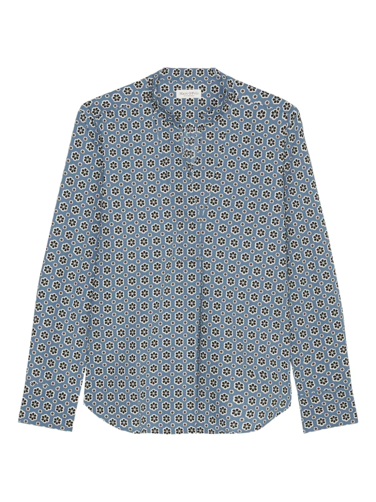 Marc O'Polo рубашка с цветочным принтом, синий 
Marc O'Polo рубашка с цветочным принтом, синий