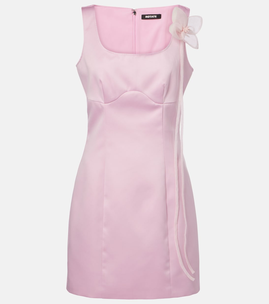 Атласное мини-платье с цветочной аппликацией Rotate, Fairy Tale
Атласное мини-платье с цветочной аппликацией Rotate, Fairy Tale