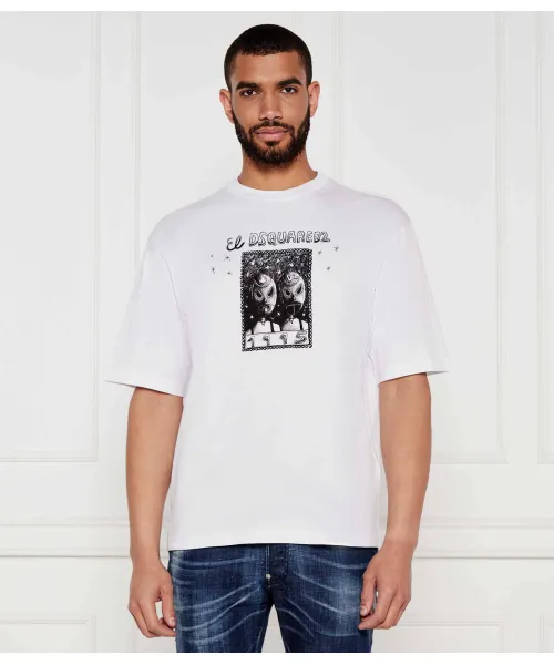 Футболка Loose fit Dsquared2, белый
Футболка Loose fit Dsquared2, белый