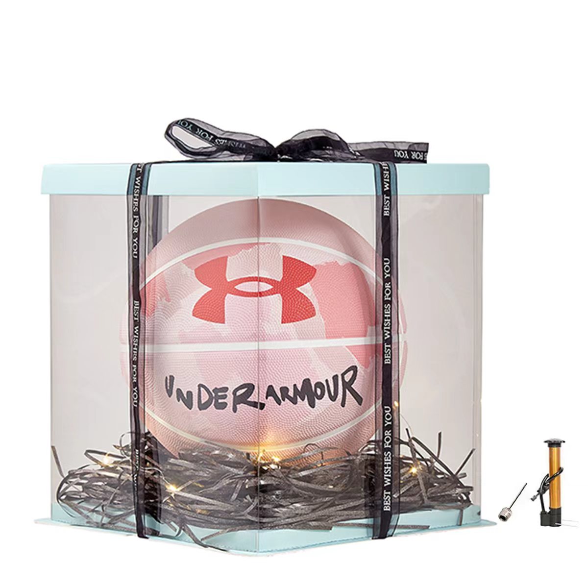 Китайский резиновый баскетбол sky pink размер 7 для тренировок и соревнований унисекс Under Armour, зеленый Gift Box Set
Китайский резиновый баскетбол sky pink размер 7 для тренировок и соревнований унисекс Under Armour, зеленый Gift Box Set