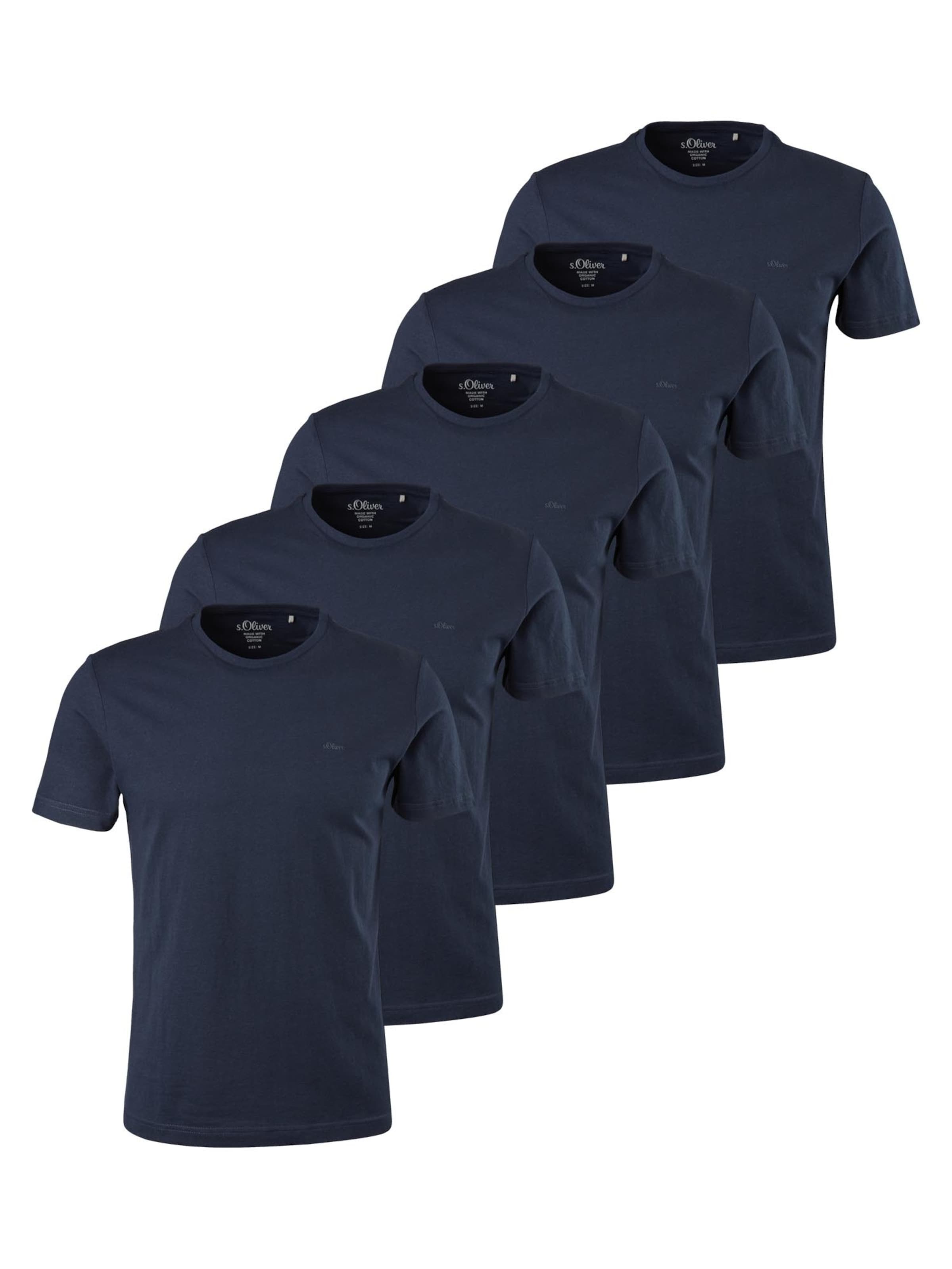 s.Oliver Футболка 'Basic' в синем цвете
s.Oliver Футболка 'Basic' в синем цвете