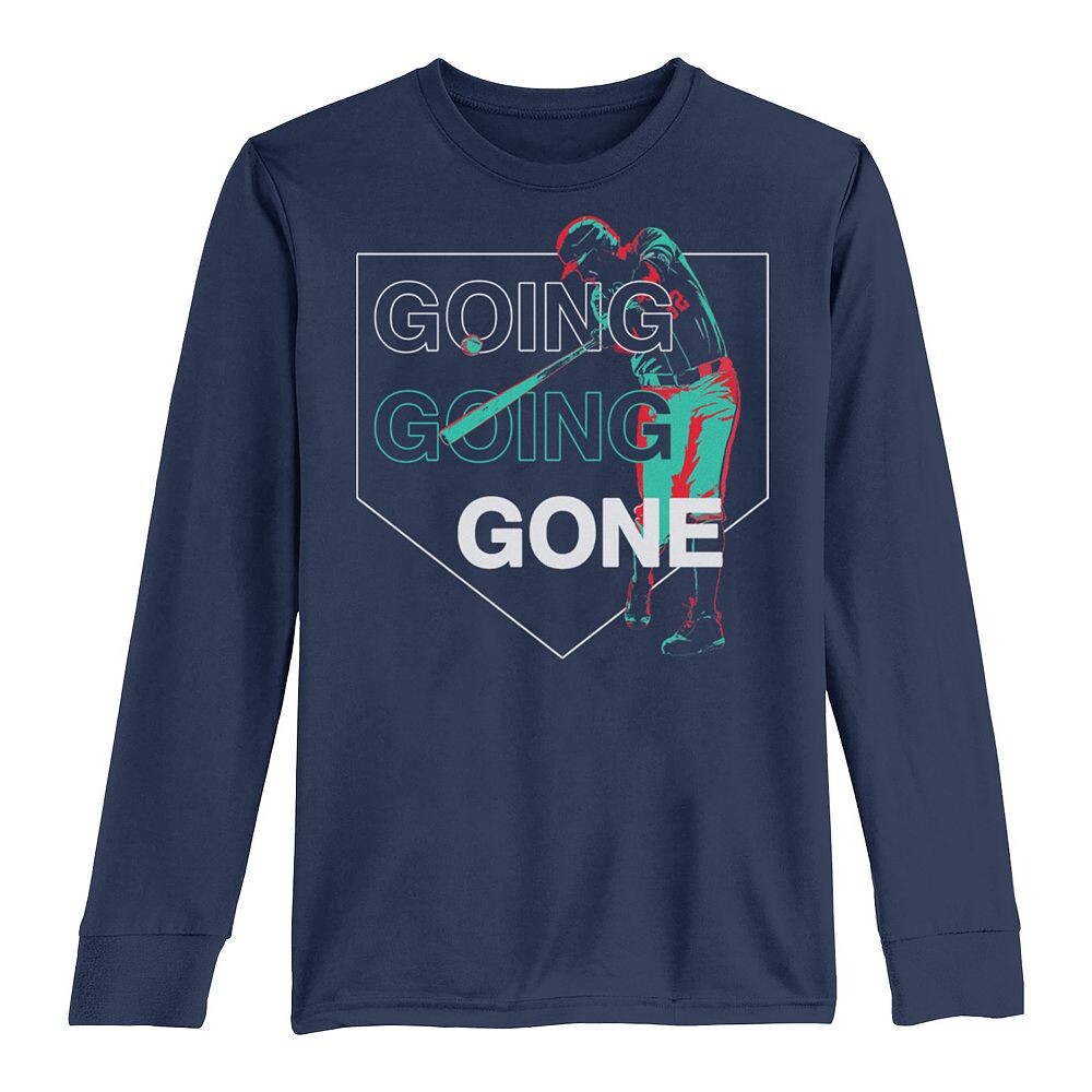 Футболка Going Going Gone с бейсболистом для мальчиков 8–20 лет с длинными рукавами Licensed Character, темно-синий
Футболка Going Going Gone с бейсболистом для мальчиков 8–20 лет с длинными рукавами Licensed Character, темно-синий
