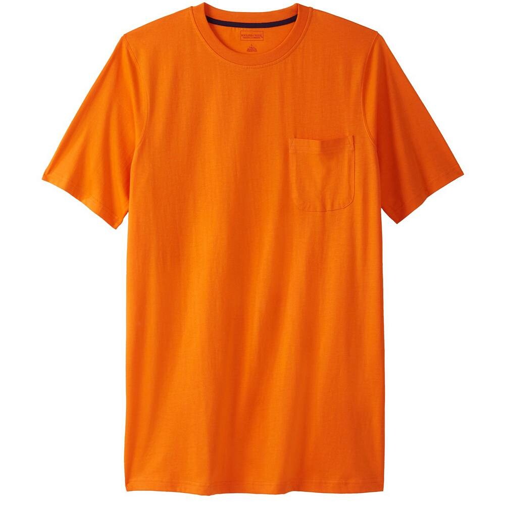 Мужская удлиненная футболка с круглым вырезом Boulder Creek By Kingsize для больших и высоких тяжеловесов с карманами, цвет Electric Orange
Мужская удлиненная футболка с круглым вырезом Boulder Creek By Kingsize для больших и высоких тяжеловесов с карманами, цвет Electric Orange