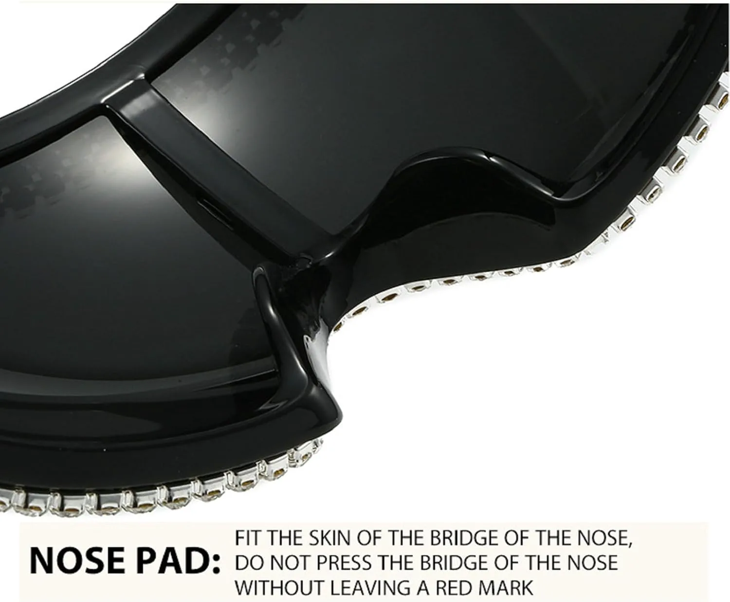 Футуристические солнцезащитные очки со стразами для женщин, большие солнцезащитные очки с бриллиантами, модные солнцезащитные очки-щитки квадратной формы mincl, Red
Футуристические солнцезащитные очки со стразами для женщин, большие солнцезащитные очки с бриллиантами, модные солнцезащитные очки-щитки квадратной формы mincl, Red