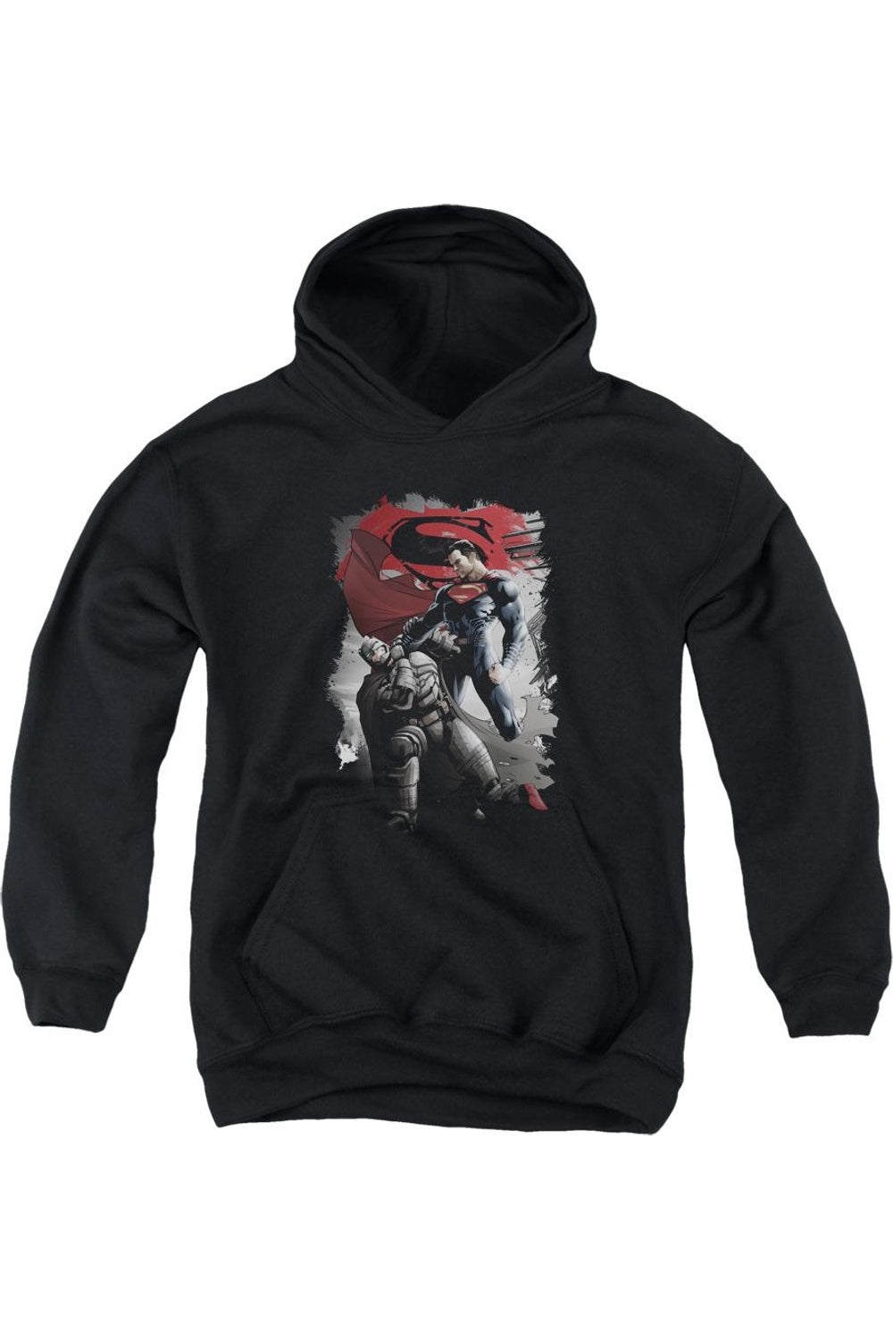 Бэтмен против Супермена молодежная худи с капюшоном Gildan, черный
Бэтмен против Супермена молодежная худи с капюшоном Gildan, черный