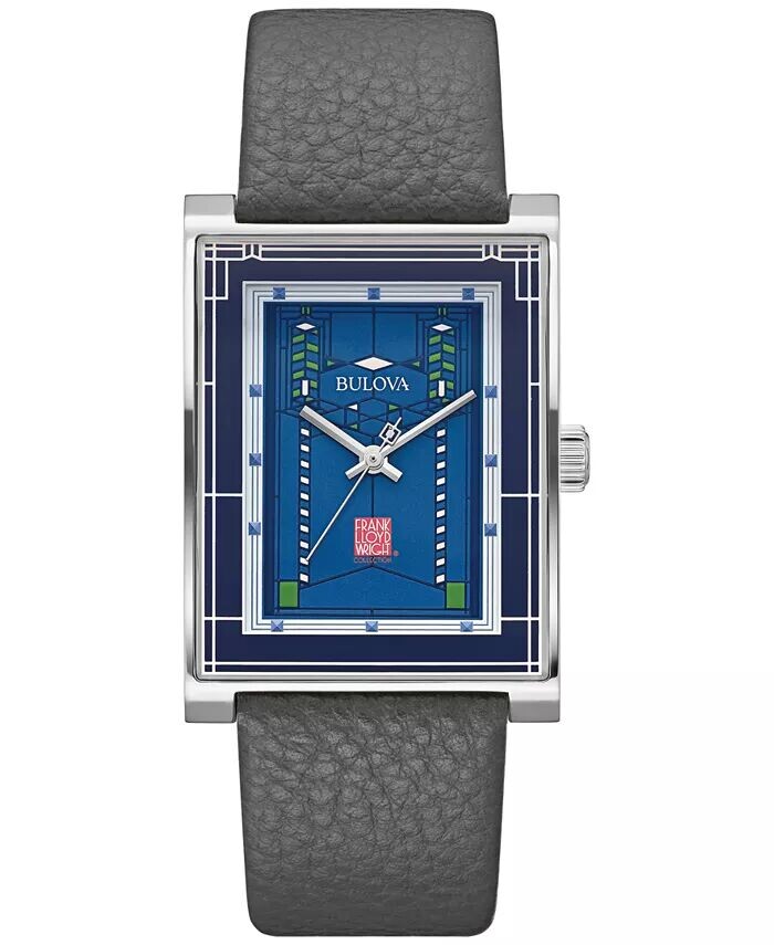 Мужские часы Frank Lloyd Wright Robie House с серым кожаным ремешком, 31 мм Bulova
Мужские часы Frank Lloyd Wright Robie House с серым кожаным ремешком, 31 мм Bulova