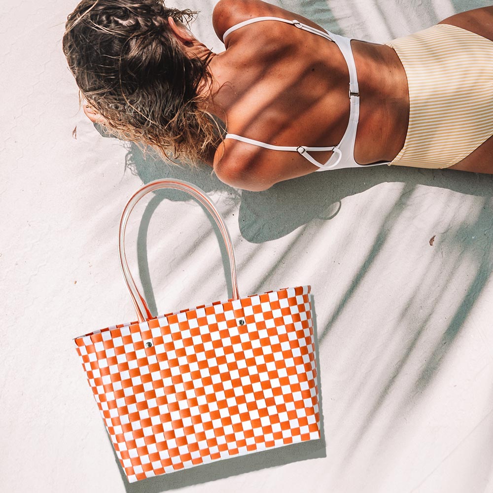 Сумка-шоппер с плетением корзин и ручкой-трубкой FASHNZFAB, светло-оранжевый
Сумка-шоппер с плетением корзин и ручкой-трубкой FASHNZFAB, светло-оранжевый