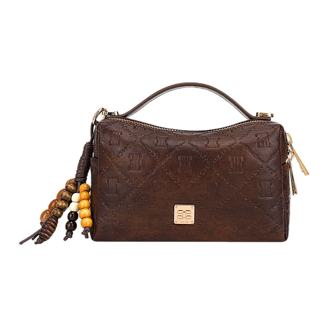 ELLE Сумка-подушка из ткани и искусственной кожи для женщин, brown/red
ELLE Сумка-подушка из ткани и искусственной кожи для женщин, brown/red