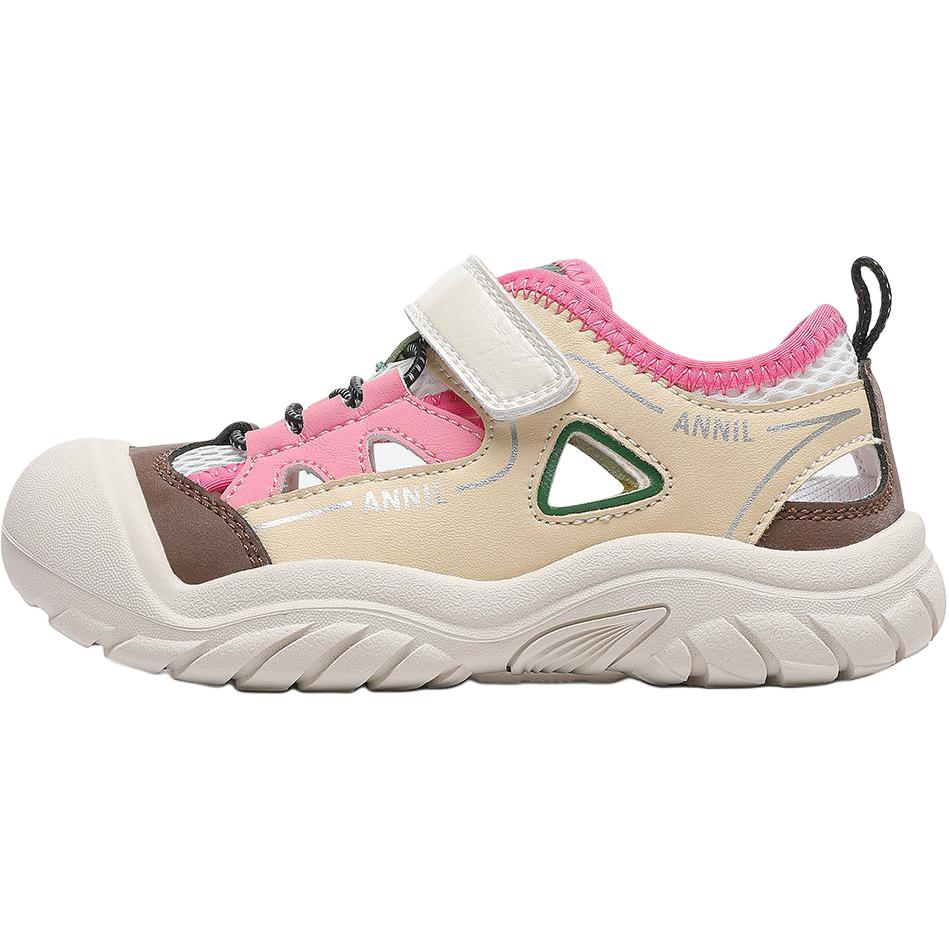 Детские сандалии с низким верхом, нескользящие, износостойкие, дышащие Annil, желтый 
Детские сандалии с низким верхом, нескользящие, износостойкие, дышащие Annil, желтый