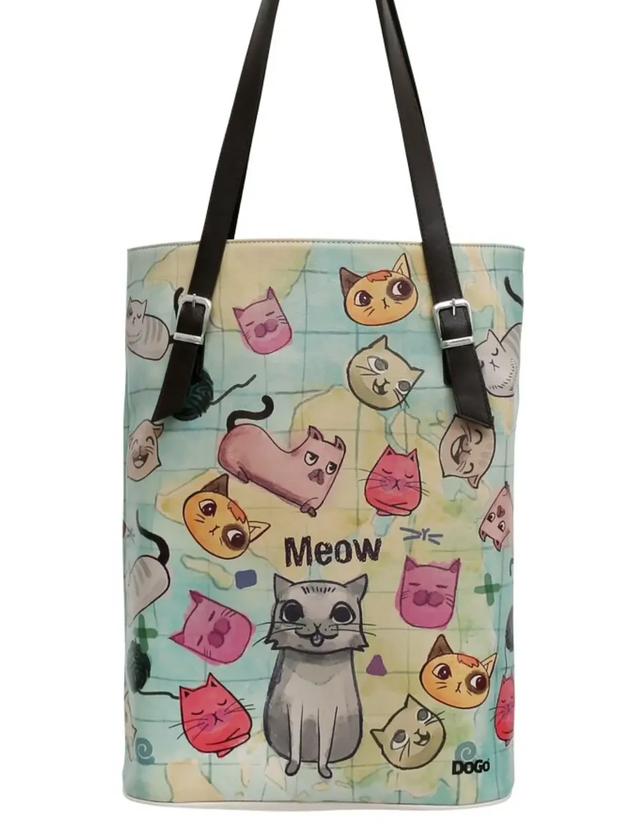 Сумка через плечо DOGO "Женская высокая сумка Cats of the World Vegan Женские сумки", Vegan, цвет Mehrfarbig
Сумка через плечо DOGO "Женская высокая сумка Cats of the World Vegan Женские сумки", Vegan, цвет Mehrfarbig