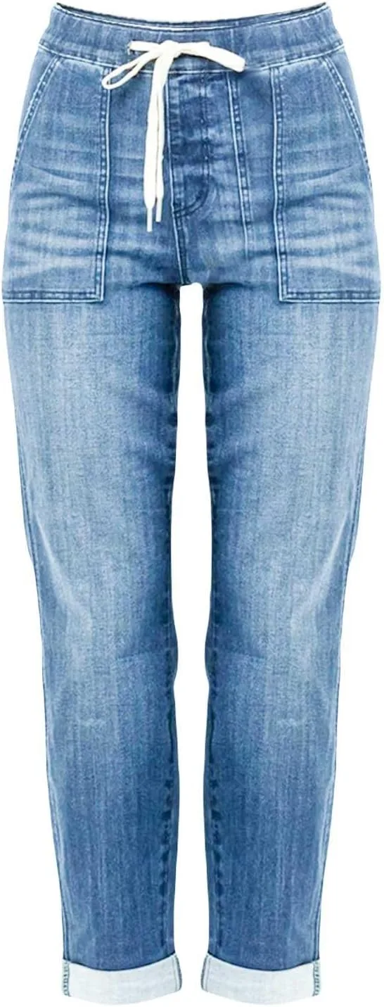 Женские джинсы High Waisted Straight Leg с эластичным денимом и модными карманами PIFAME
Женские джинсы High Waisted Straight Leg с эластичным денимом и модными карманами PIFAME