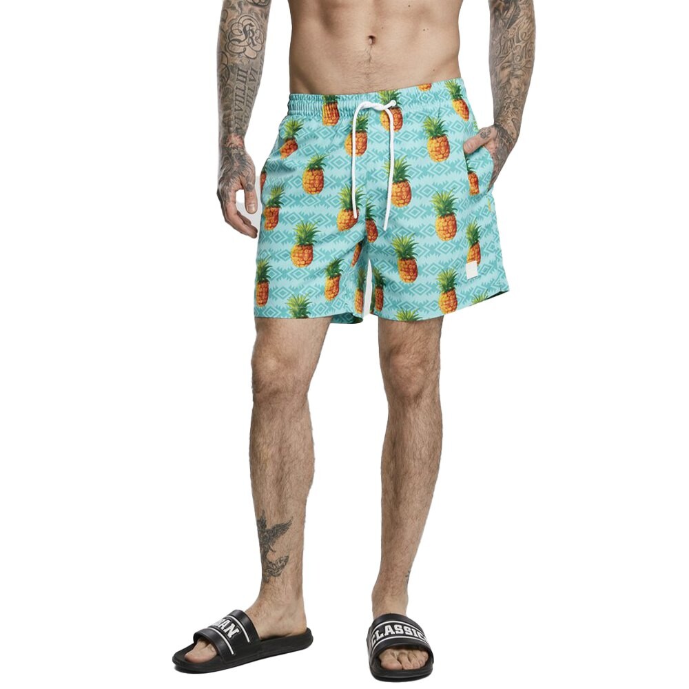 Шорты Urban Classics Swim Shorts Pattern, синий
Шорты Urban Classics Swim Shorts Pattern, синий