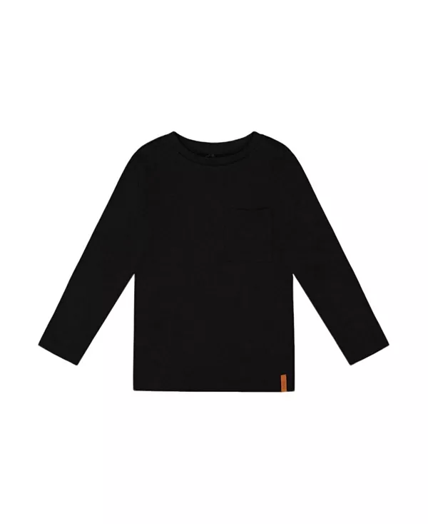 Детская футболка из органического хлопкового трикотажа с карманом. Deux Par Deux, черный
Детская футболка из органического хлопкового трикотажа с карманом. Deux Par Deux, черный