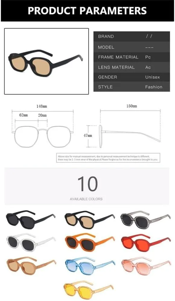 Овальные вогнутые винтажные солнцезащитные очки для женщин, модные ретро-солнцезащитные очки для женщин, винтажные круглые солнцезащитные очки UJNHGQ, Black Gray
Овальные вогнутые винтажные солнцезащитные очки для женщин, модные ретро-солнцезащитные очки для женщин, винтажные круглые солнцезащитные очки UJNHGQ, Black Gray