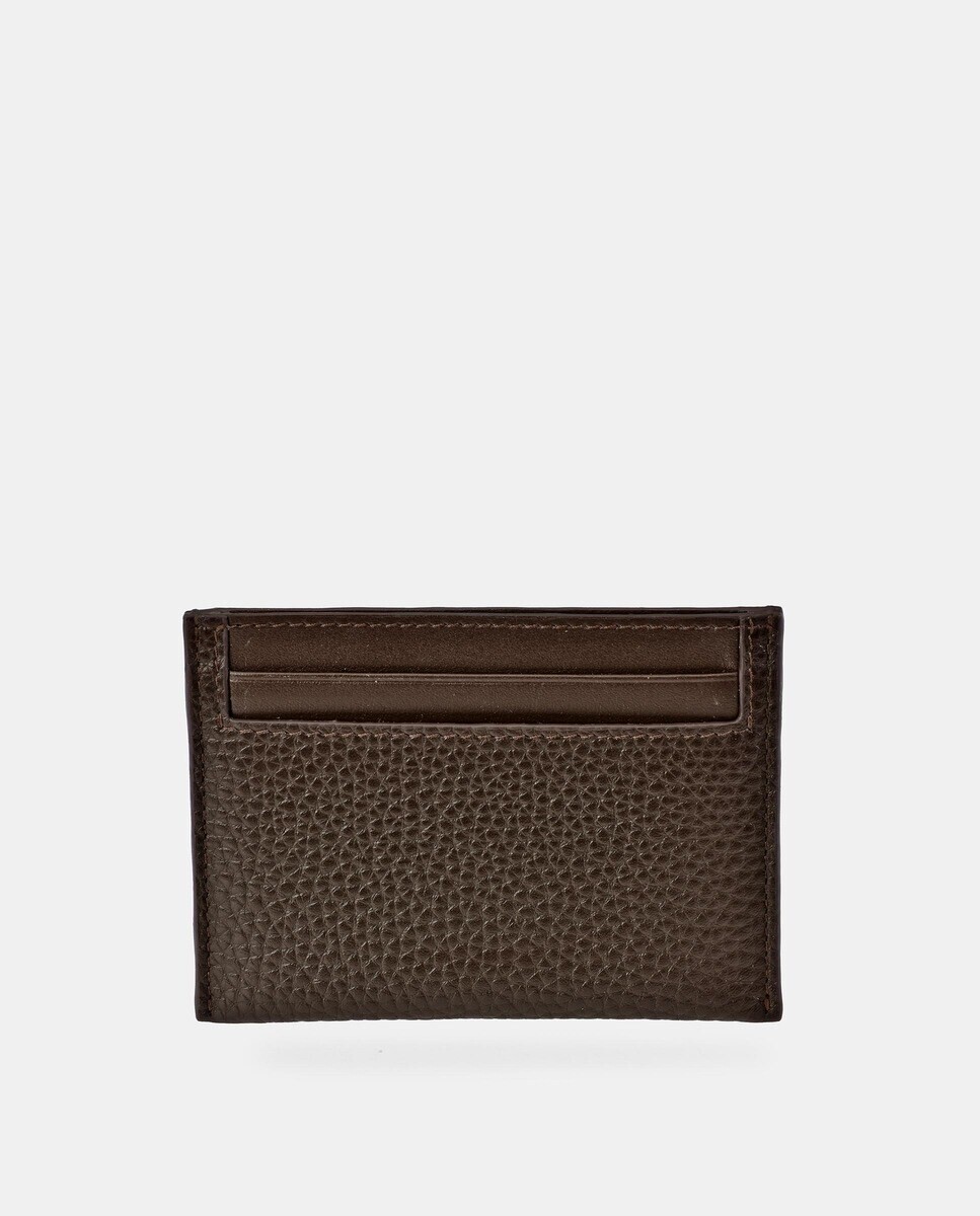 Темно-коричневый визитница из зерненой кожи Emidio Tucci, темно коричневый
Темно-коричневый визитница из зерненой кожи Emidio Tucci, темно коричневый