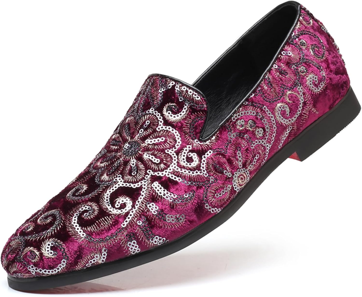 Мужские оксфорды NIGXWNS с блестками, модные с пайетками, вышитые лоферы без шнурков для выпускного, свадьбы, деловых и вечерних мероприятий, красный
Мужские оксфорды NIGXWNS с блестками, модные с пайетками, вышитые лоферы без шнурков для выпускного, свадьбы, деловых и вечерних мероприятий, красный