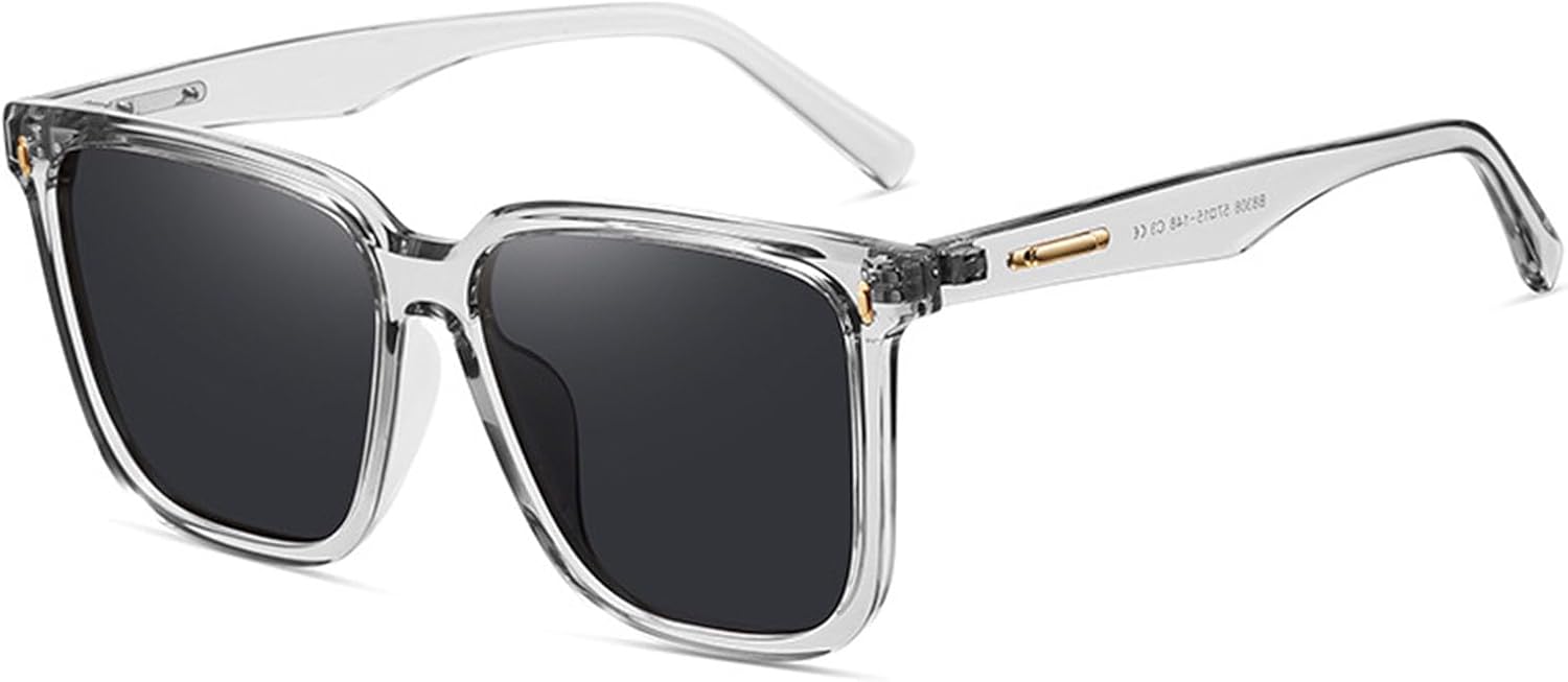 Поляризованные солнцезащитные очки в крупной оправе для мужчин и женщин, модные, из материала TR90, квадратная оправа, защита от УФ-излучения UV400, подходят для вождения, рыбалки и игры в гольф Aiulolam, C
Поляризованные солнцезащитные очки в крупной оправе для мужчин и женщин, модные, из материала TR90, квадратная оправа, защита от УФ-излучения UV400, подходят для вождения, рыбалки и игры в гольф Aiulolam, C