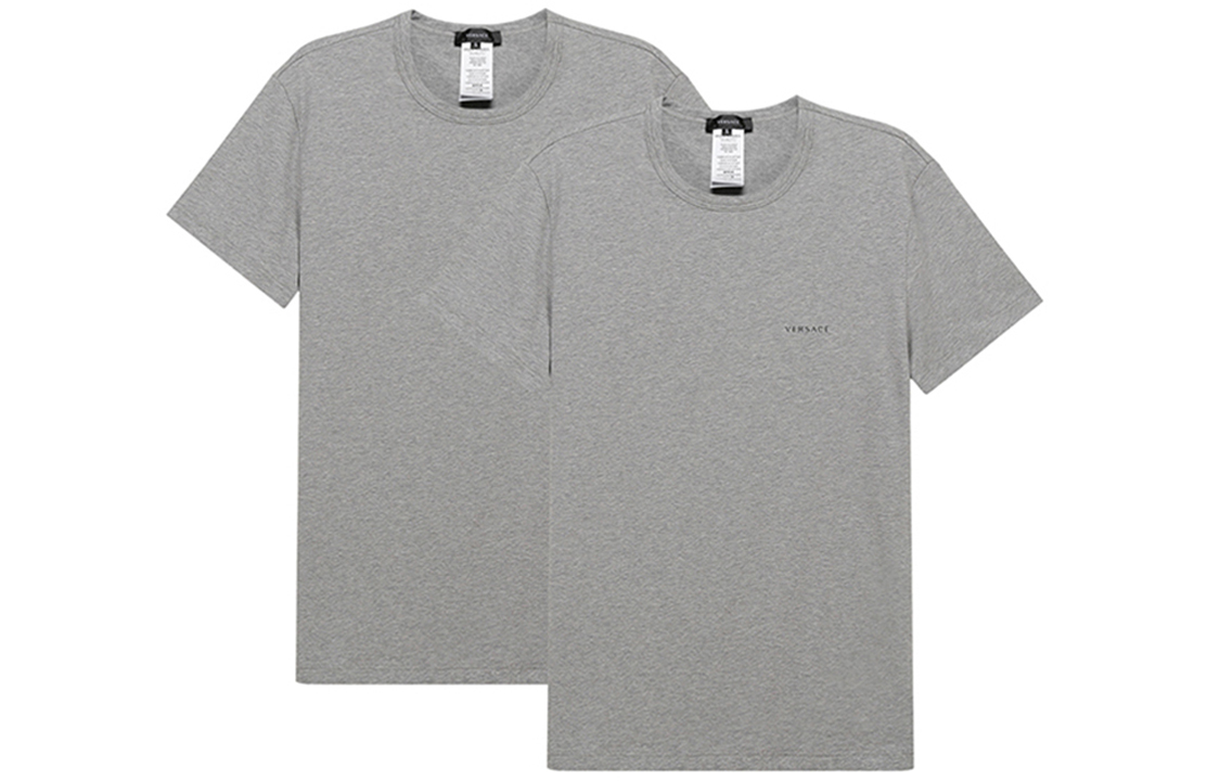 Versace Комплект из двух мужских футболок серого цвета
Versace Комплект из двух мужских футболок серого цвета