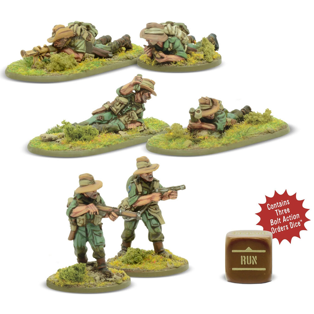 Миниатюра Warlord Games Bolt Action: Chindits Weapons Teams
Миниатюра Warlord Games Bolt Action: Chindits Weapons Teams