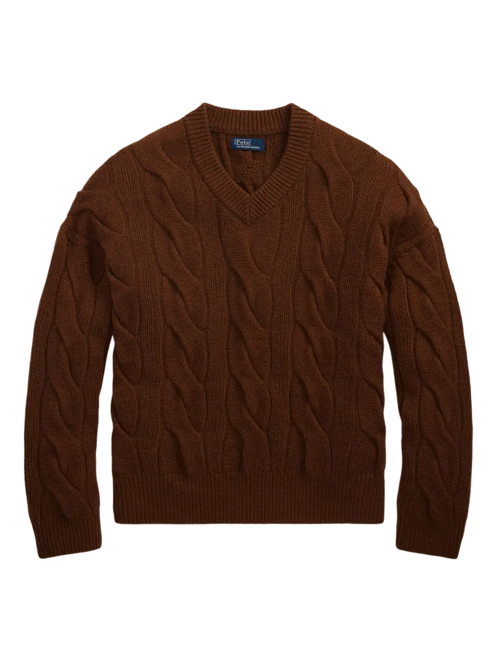 Свитер фактурной вязки с V-образным вырезом POLO RALPH LAUREN, коричневый
Свитер фактурной вязки с V-образным вырезом POLO RALPH LAUREN, коричневый