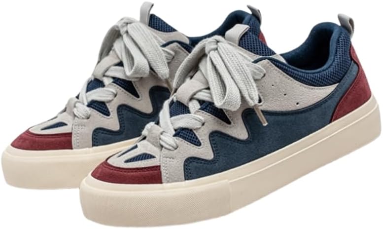 Мужские стильные кроссовки из канваса с многоцветным дизайном, верх из дышащей сетки, низкие шнурованные кроссовки для повседневного ношения и уличного стиля, подходят для всех сезонов для комфортной носки Hoalox, небесно-голубой
Мужские стильные кроссовки из канваса с многоцветным дизайном, верх из дышащей сетки, низкие шнурованные кроссовки для повседневного ношения и уличного стиля, подходят для всех сезонов для комфортной носки Hoalox, небесно-голубой