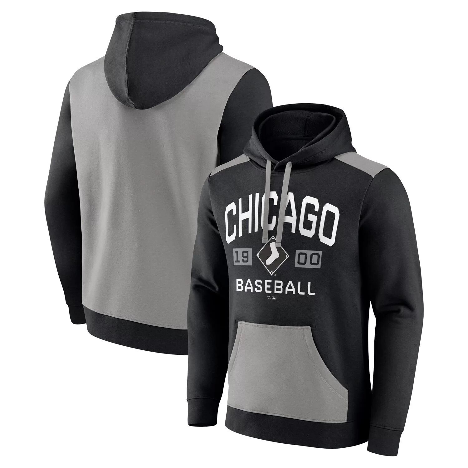 Мужской пуловер с капюшоном Chicago White Sox Chip черного/серого цвета с логотипом бренда Fanatics, Черный, Мужской пуловер с капюшоном Chicago White Sox Chip черного/серого цвета с логотипом бренда Fanatics
Мужской пуловер с капюшоном Chicago White Sox Chip черного/серого цвета с логотипом бренда Fanatics, Черный, Мужской пуловер с капюшоном Chicago White Sox Chip черного/серого цвета с логотипом бренда Fanatics