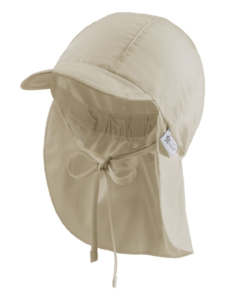 Sterntaler Бейсболка с защитой шеи, однотонная, бежевая
Sterntaler Бейсболка с защитой шеи, однотонная, бежевая