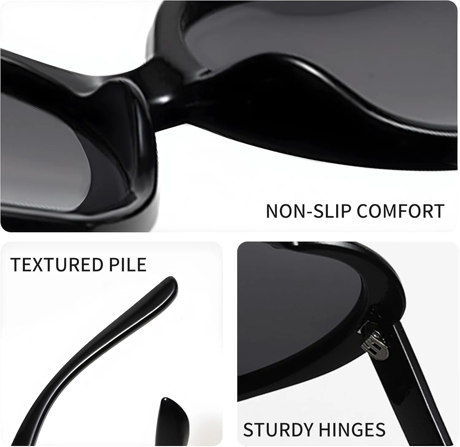 Солнцезащитные очки в форме сердца для женщин, винтажные очки «кошачий глаз», ретро-стиль, стиль «мод», поляризованные, отличный подарок на вечеринку SooGree, Style 1
Солнцезащитные очки в форме сердца для женщин, винтажные очки «кошачий глаз», ретро-стиль, стиль «мод», поляризованные, отличный подарок на вечеринку SooGree, Style 1