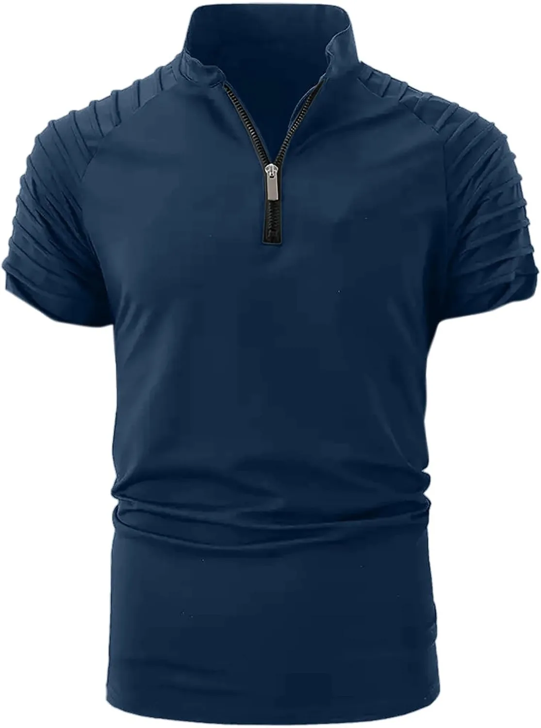 Мужская футболка 1/4 Zip с манжетами Raglan для тренировок
Мужская футболка 1/4 Zip с манжетами Raglan для тренировок