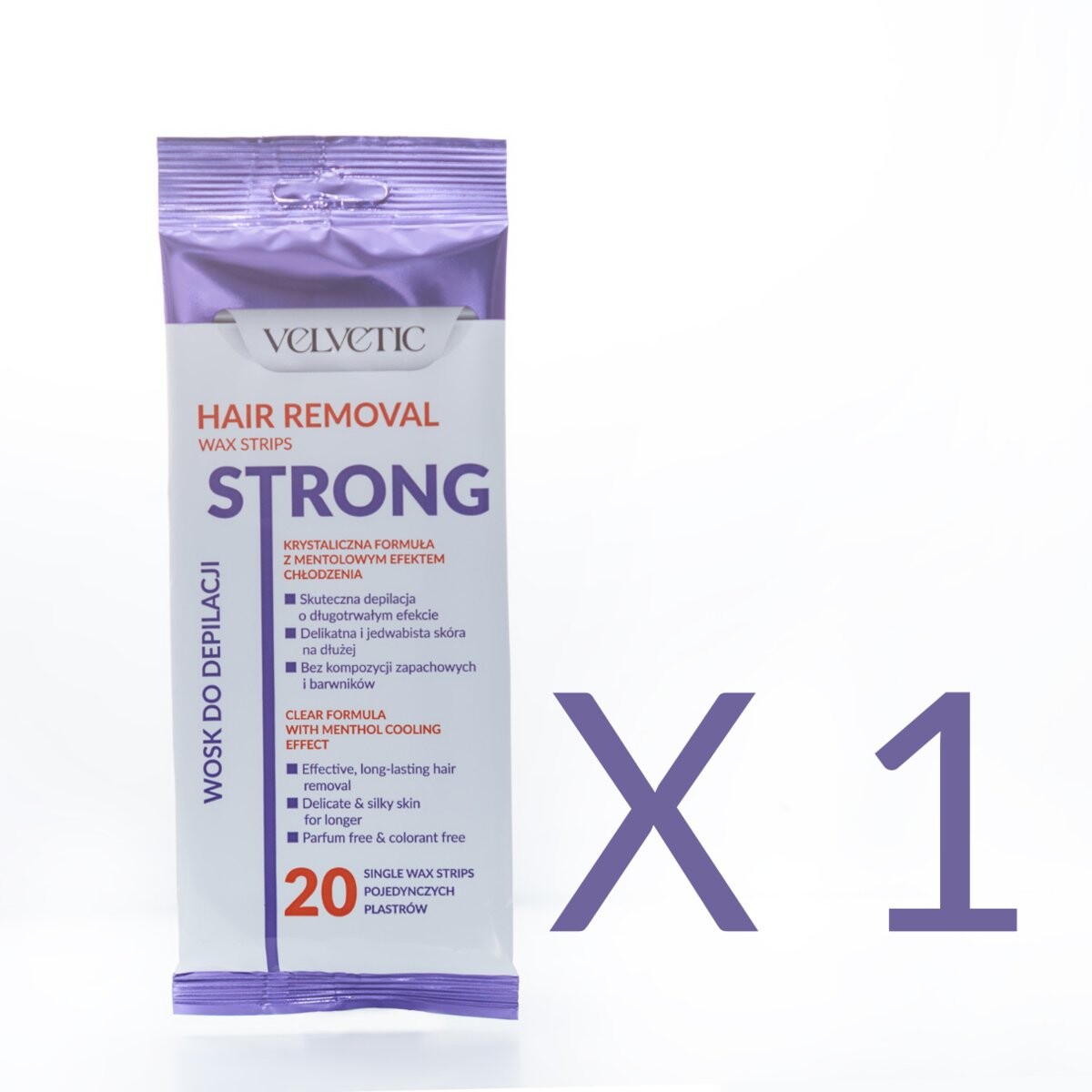 Бархатистый, сильный воск для депиляции тела — 1 комплект Velvetic
Бархатистый, сильный воск для депиляции тела — 1 комплект Velvetic