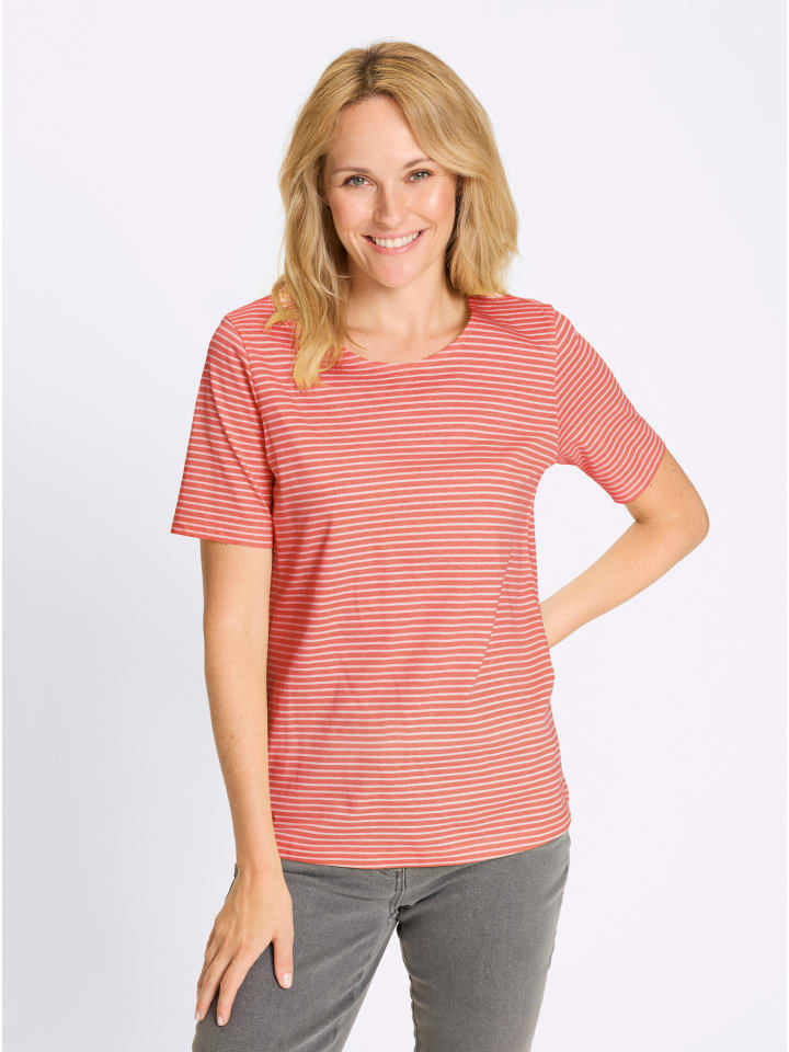 Полосатая рубашка в кораллово-бежевые полоски Sieh an!
Полосатая рубашка в кораллово-бежевые полоски Sieh an!