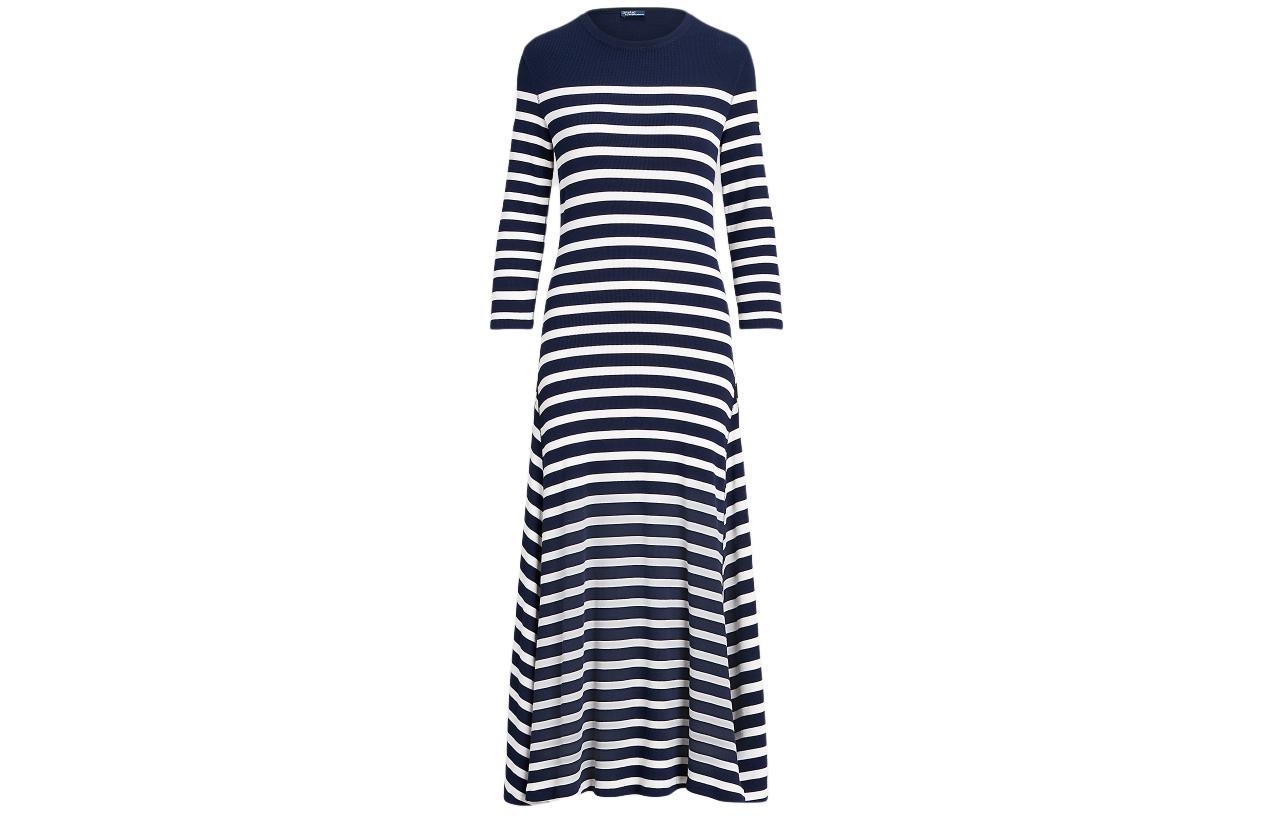 Полосатое платье макси с вафельной резинкой Polo Ralph Lauren, темно-синий
Полосатое платье макси с вафельной резинкой Polo Ralph Lauren, темно-синий