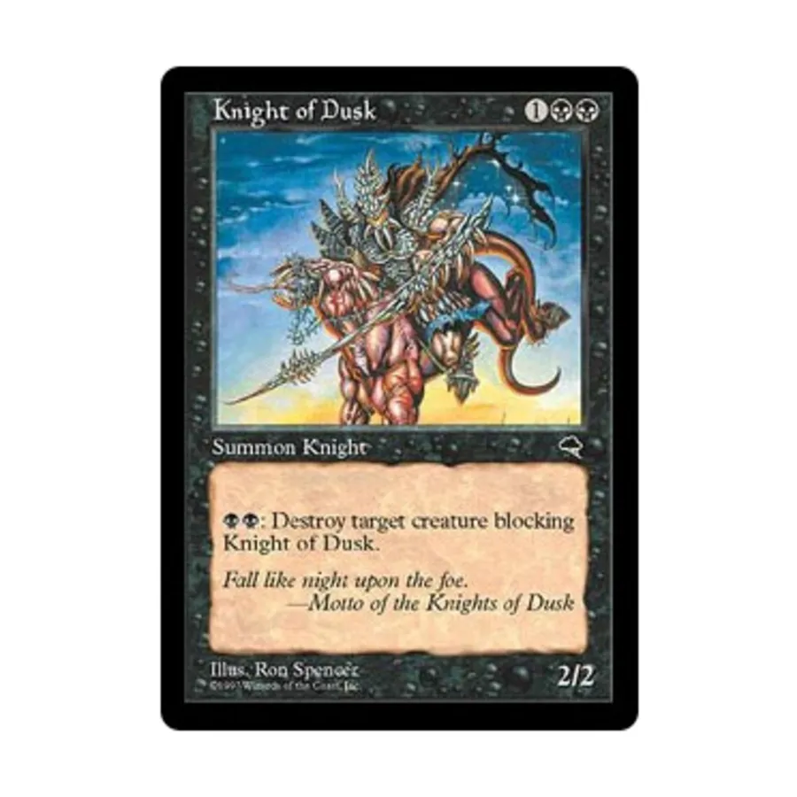 CCG Рыцарь Заката (U), MTG - Tempest
CCG Рыцарь Заката (U), MTG - Tempest