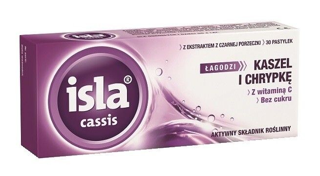 Защитные пастилки для горла Isla Cassis, 30 шт
Защитные пастилки для горла Isla Cassis, 30 шт
